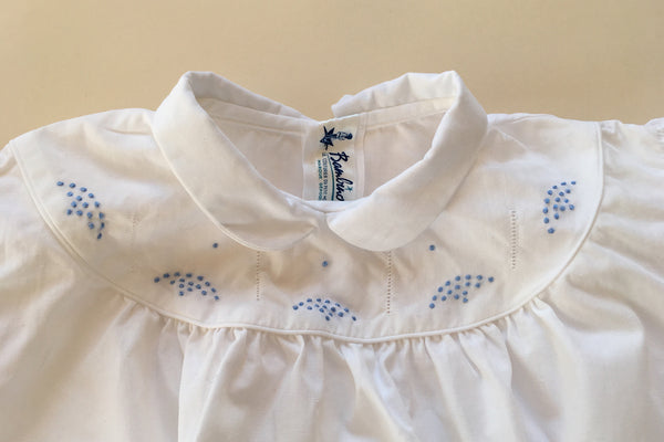 Blouse with blue dots - 18m / 2y